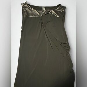 Torrid Black Satin Accent Tank‎ Top